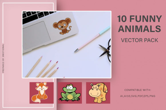 10 Funny Animals Vectors Pack: A Designer Review