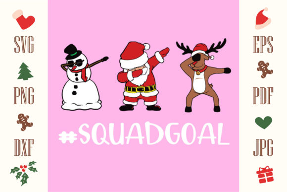 Christmas Squad Goal Funny SVG File Review