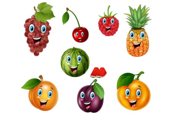 Cute Cartoon Fruits Mascot Bundle Review