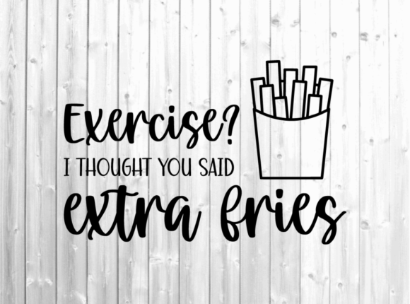 Excersize Svg: Extra Fries Embroidery Review