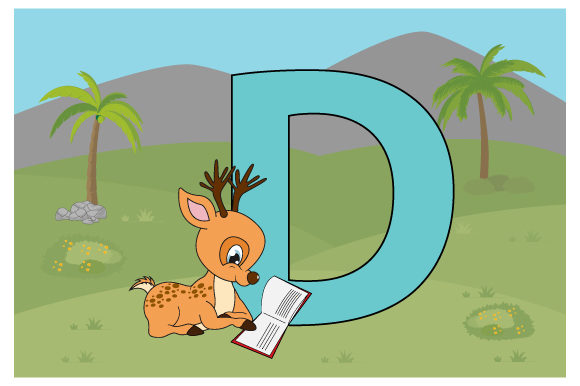 Funny Deer with the Letter D: A Designer's Review