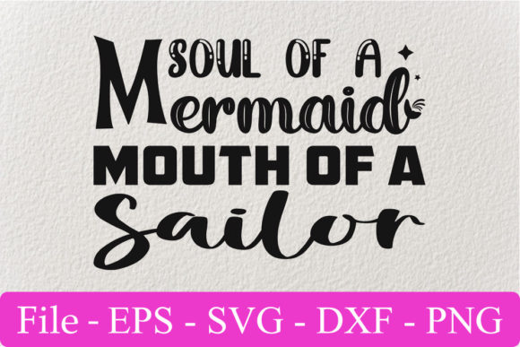 Funny Svg Design: Soul of a Mermaid Mouth Review
