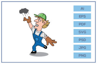 Funny Worker Tossing Trash: A Designer's Review