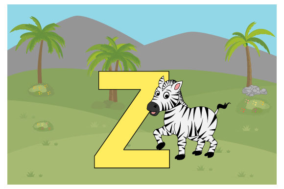Funny Zebra with the Letter Z Embroidery Review