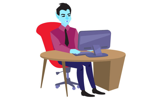 Vampire Sitting in an Office: A Designer's Review